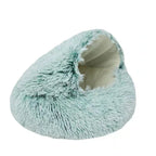 Soft Plush Round Cat Bed for Small Dogs - 40cm
