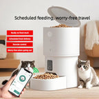 Automatic Pet Feeder 4L with Stainless Steel Bowl