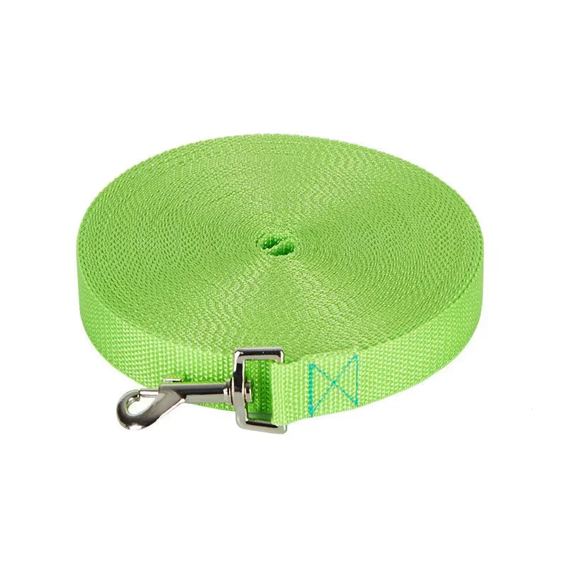 Nylon Extra Long Dog Leash for Training and Outdoor Use