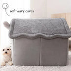 Cartoon House for Dogs and Cats - Cotton Pet Bed