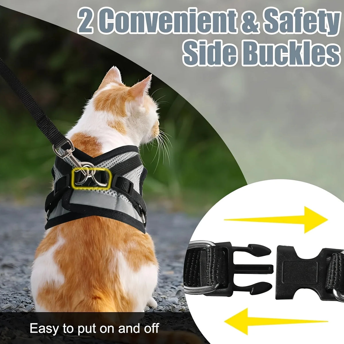 Cats Harness and Leash Set by BeiYu Pet