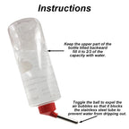 1 PC 1000ml Random Color Small Animals Drinker Auto Drinking Hangable Water Bottle for Rabbit Guinea Pig Parrot Rabbit Feeder