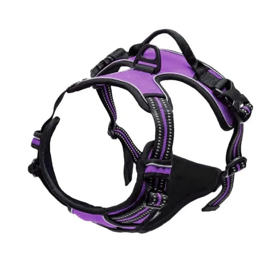 Leather Dog Vest Harness and Accessories Set