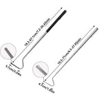 Portable Adjustable Snake Hook Stainless Steel Retractable Reptile Catcher Long Handle Non Slip Grip Snake Catching Tool Outdoor