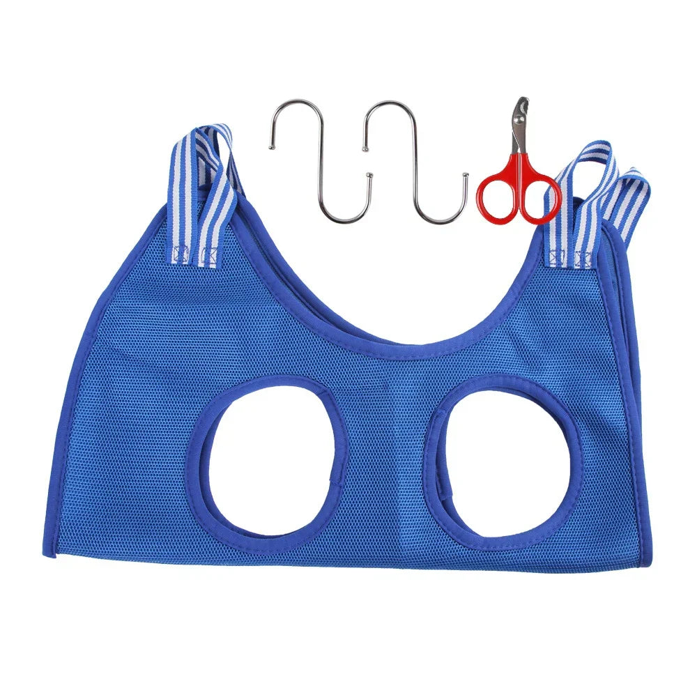 Grooming Hammock for Cats - Polyester Nail Cutting Bag