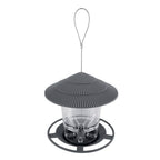 Bird Feeder Automatic Hanging Outdoor Garden Gazebo Wild Bird Feeding Container With Hang Rope House Decor Pet Supplies