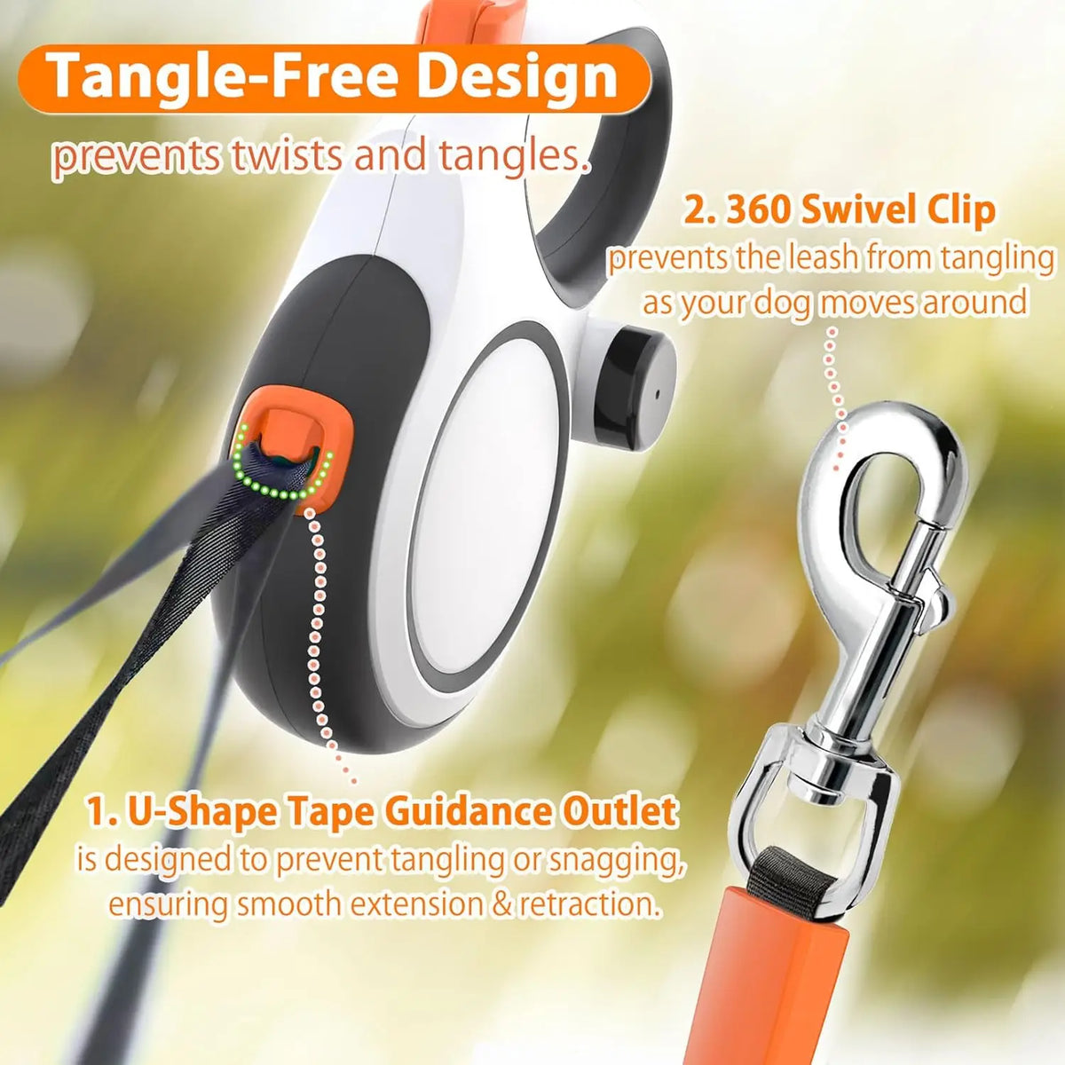 Retractable Dog Leash 5m 8m for Small and Big Dogs