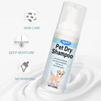 No-Rinse Pet Dry Foam for Cats and Dogs, 100ml