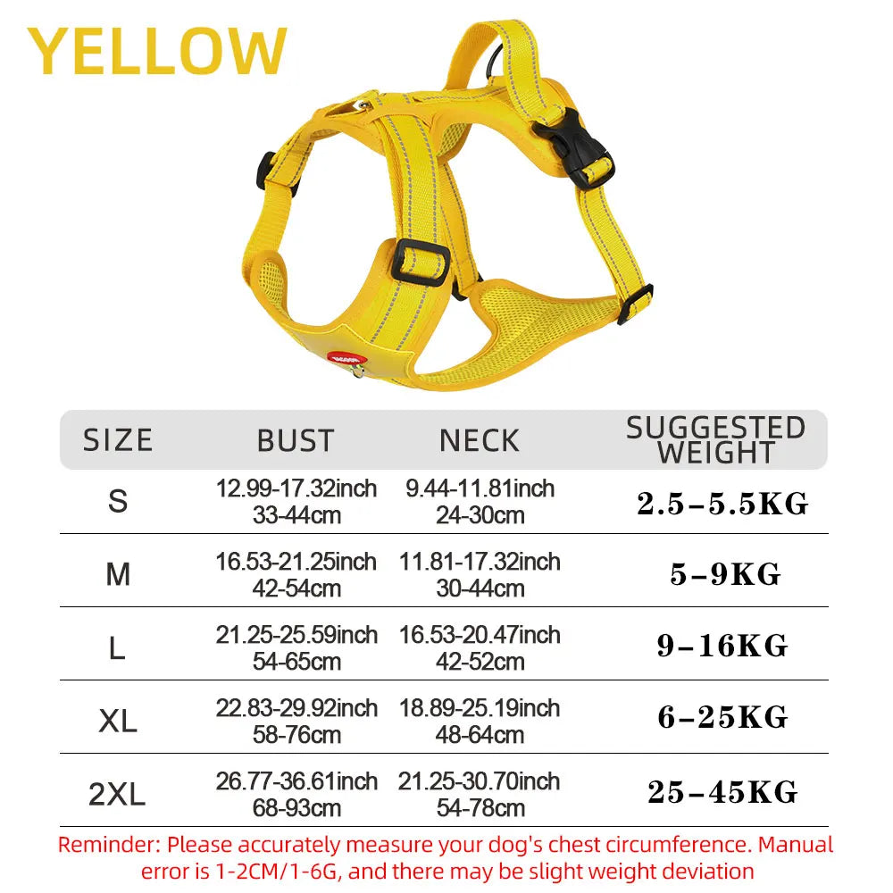 Reflective Tactical Dog Harness for Medium Large Dogs