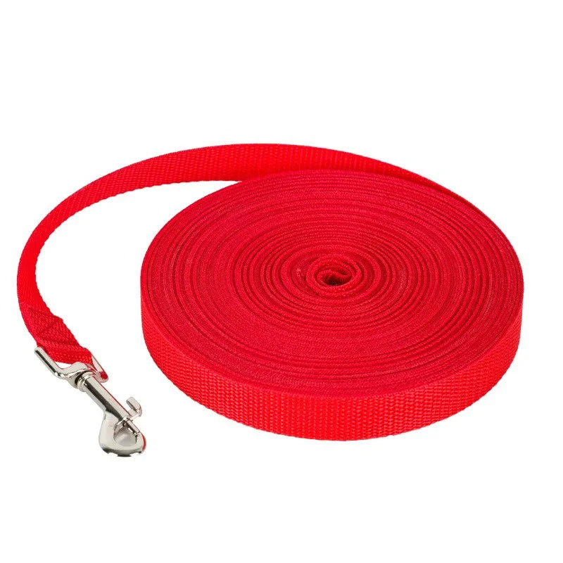 Nylon Extra Long Dog Leash for Training and Outdoor Use