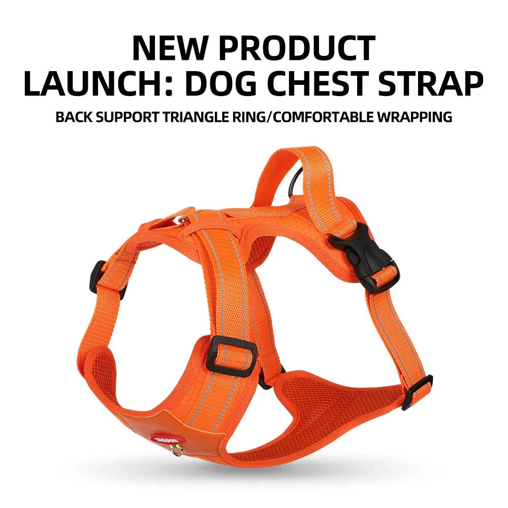 Reflective Tactical Dog Harness for Medium Large Dogs