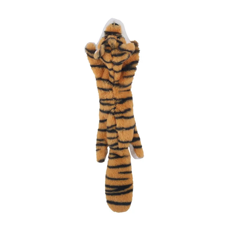 Plush Chew Toys for Small Dogs - Fleece Dinosaur