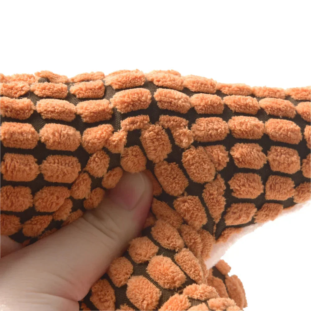 Plush Chew Toys for Small Dogs - Fleece Dinosaur