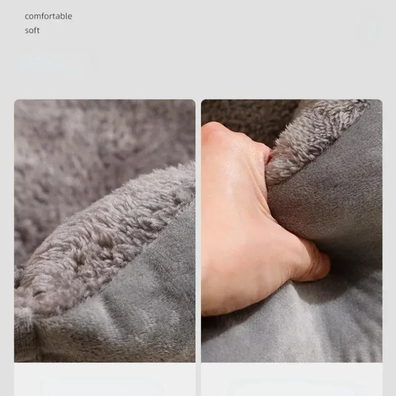 Plush Cat Bed for Winter - BeiYu Pet