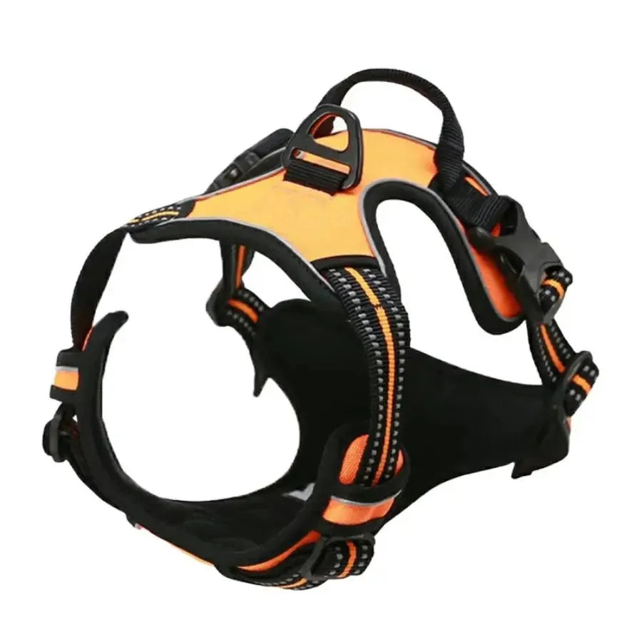 Leather Dog Vest Harness and Accessories Set