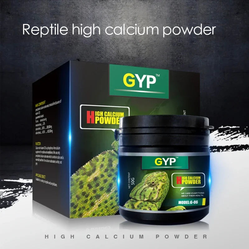 Climbing pet reptile high calcium powder land lizard turtle chameleon horned frog gecko snake supplement calcium iguana
