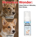 No-Rinse Pet Dry Foam for Cats and Dogs, 100ml