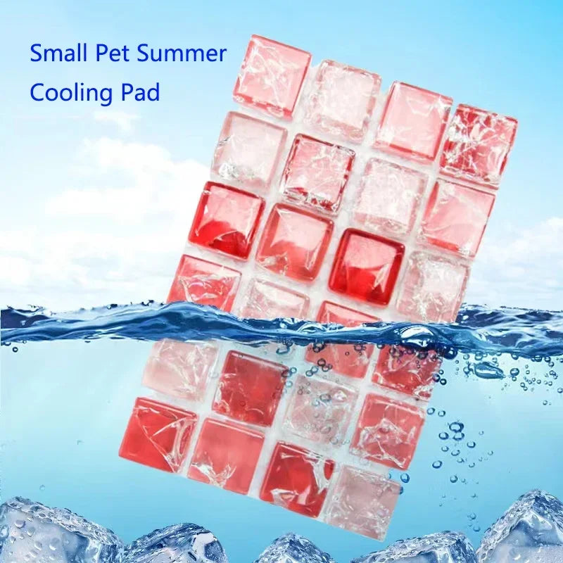 Small Pet Summer Cooling Pad Cool Mat Resin Cooler Beds for Chinchilla Guinea Pig Hamster Accessories High Quality