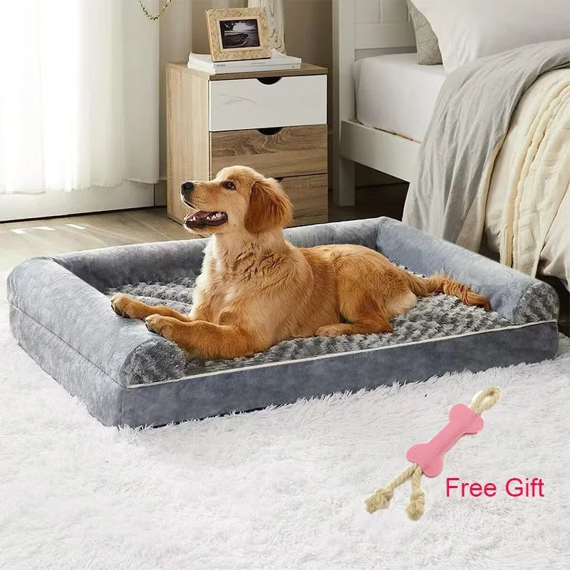 Orthopedic Foam Dog Bed with Removable Cover 36" x 27"