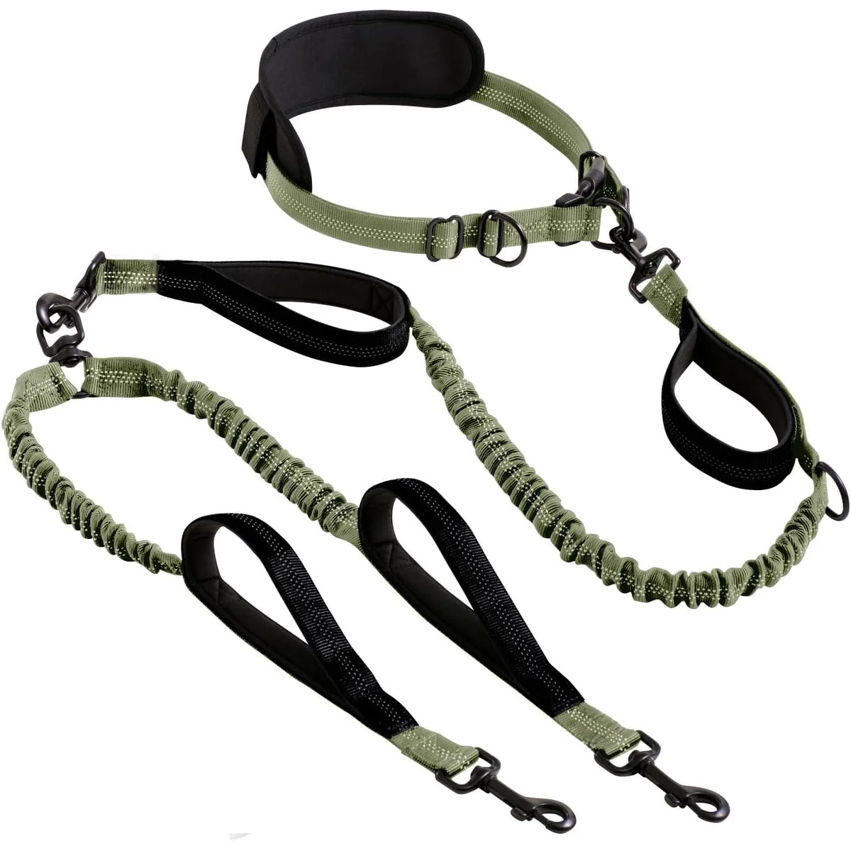 Explosion-Proof Nylon Pet Leash for Dogs - Double Leashes