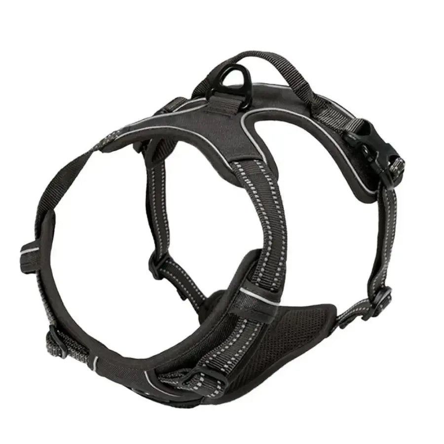 Leather Dog Vest Harness and Accessories Set